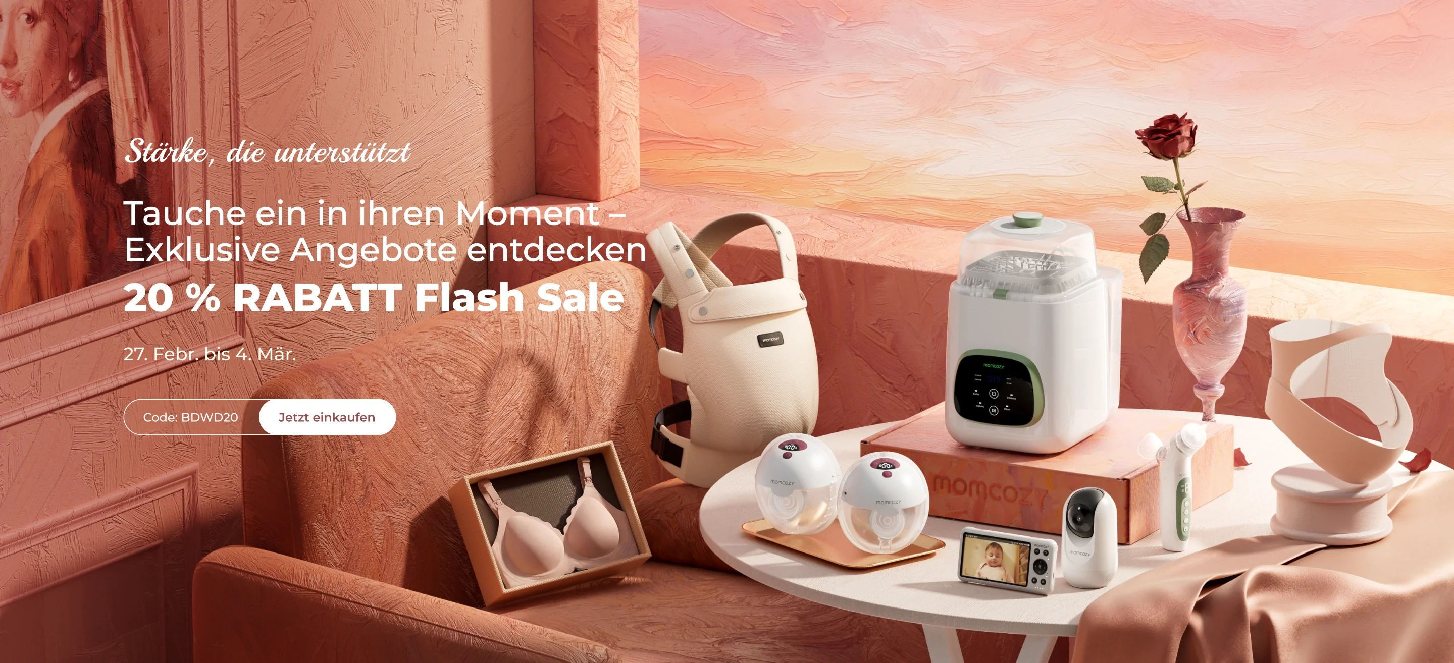 Komfort, der Mütter bewegt