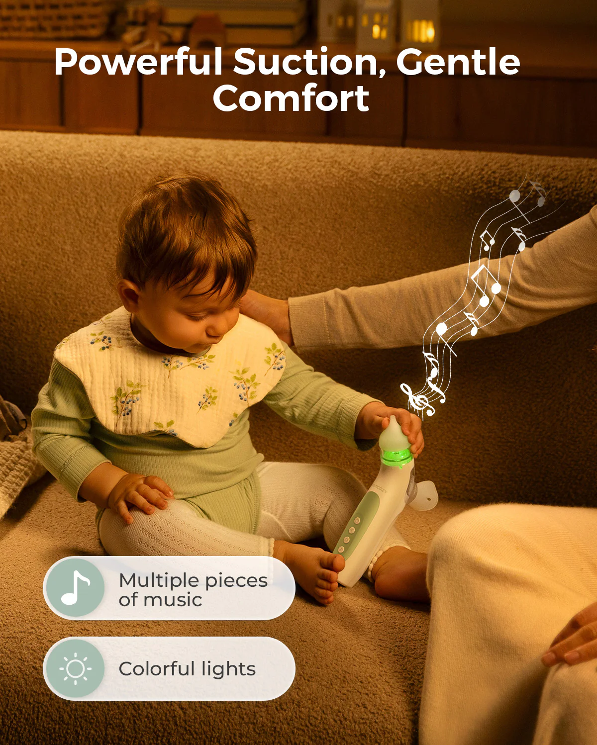 Momcozy BreezyClear™ 2-in-1 Elektrischer Nasensauger mit Sprüh- und Saugfunktion - Image 5