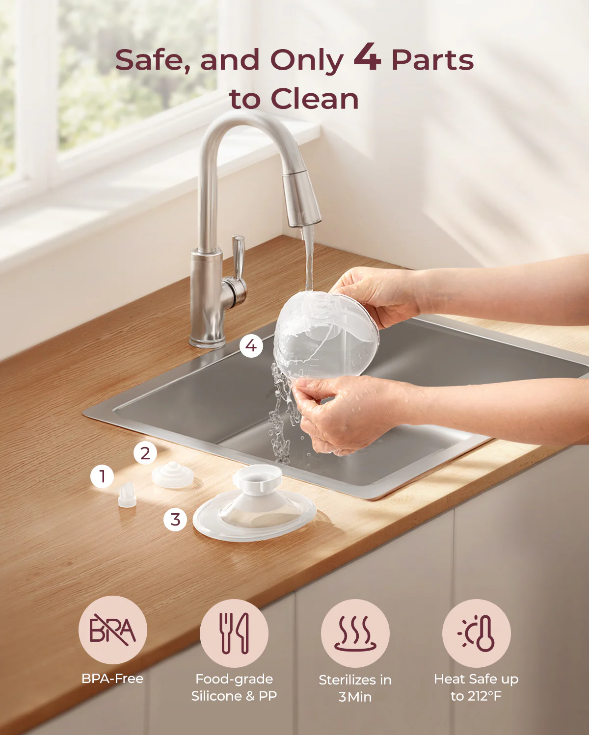 All-in-One M5 Tragbare Milchpumpe - Schmerzfrei abpumpen - Image 6