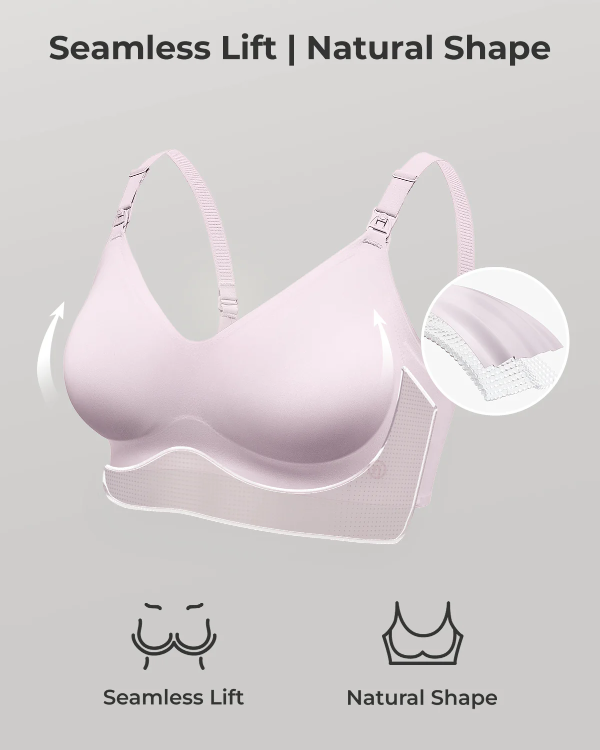 Ultraweicher, nahtloser Still-BH YN21 – Passend für die Milchpumpe M5 - Image 93