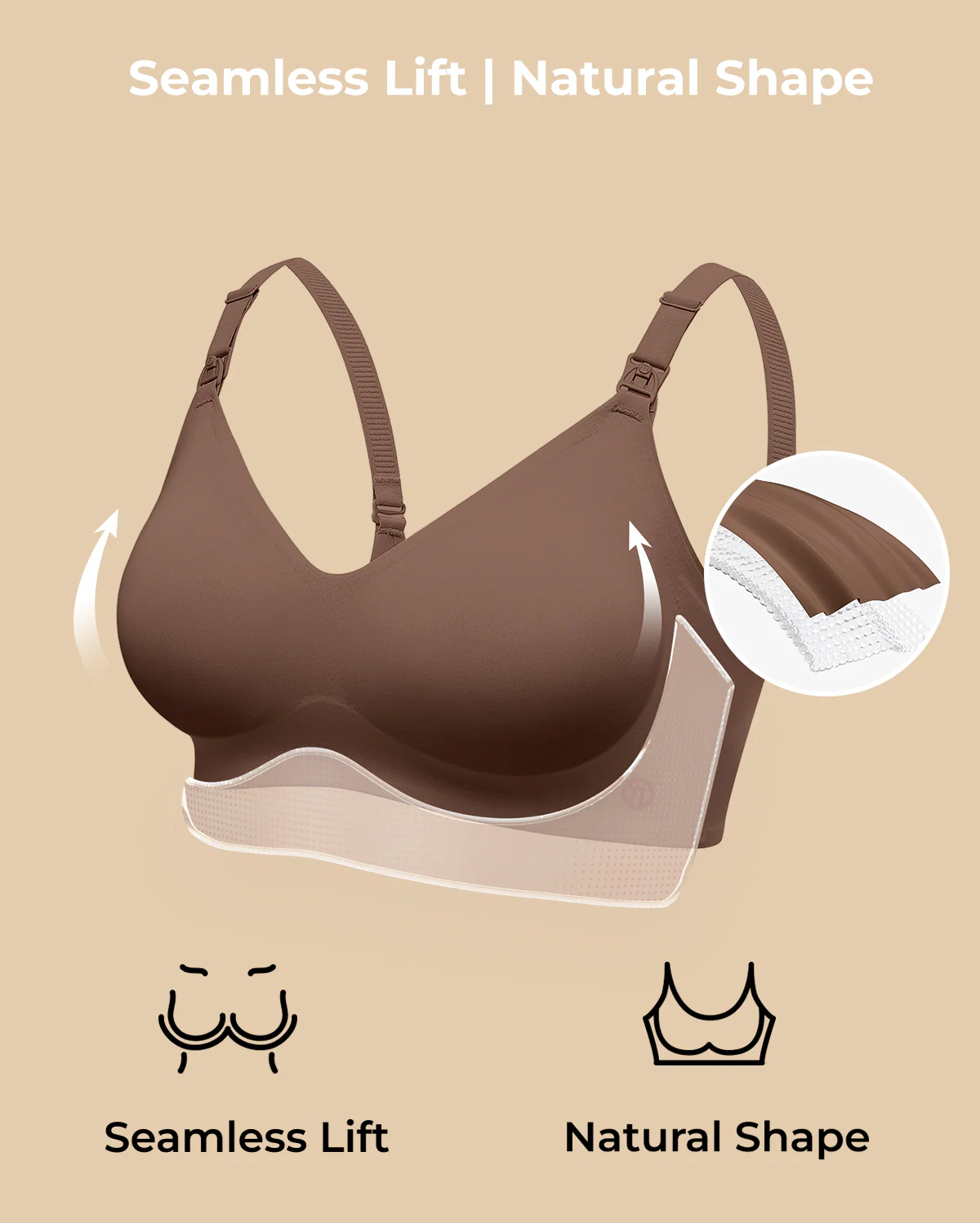 Ultraweicher, nahtloser Still-BH YN21 – Passend für die Milchpumpe M5 - Image 72