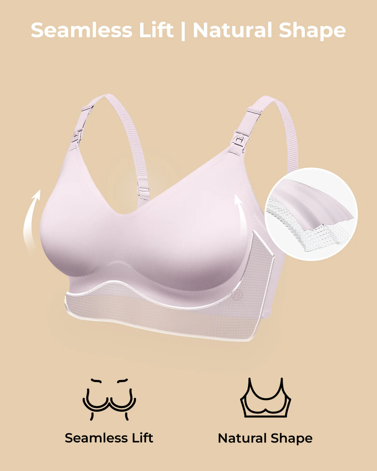 Ultraweicher, nahtloser Still-BH YN21 – Passend für die Milchpumpe M5 - Image 79