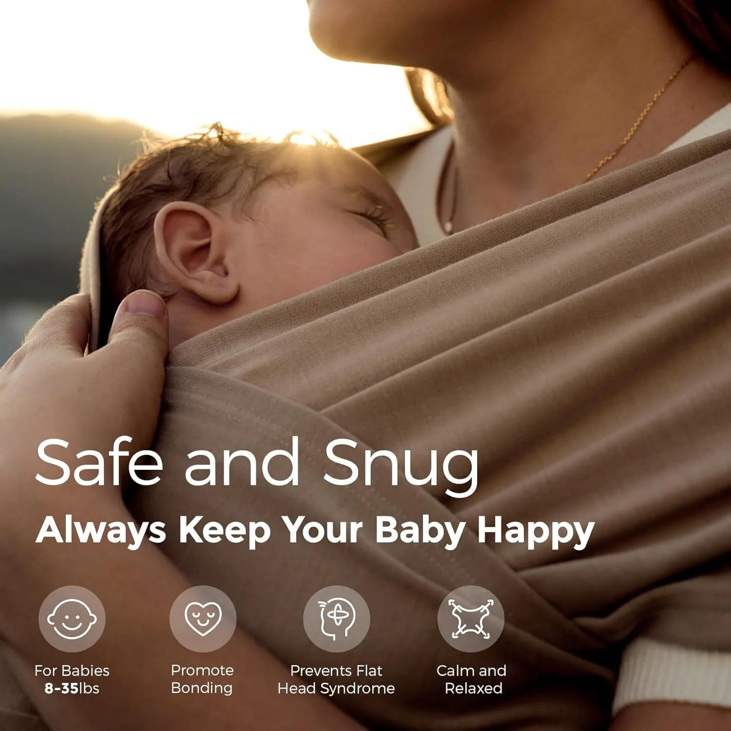 Einfach freihändig zu tragen - Babytragetuch - Image 10