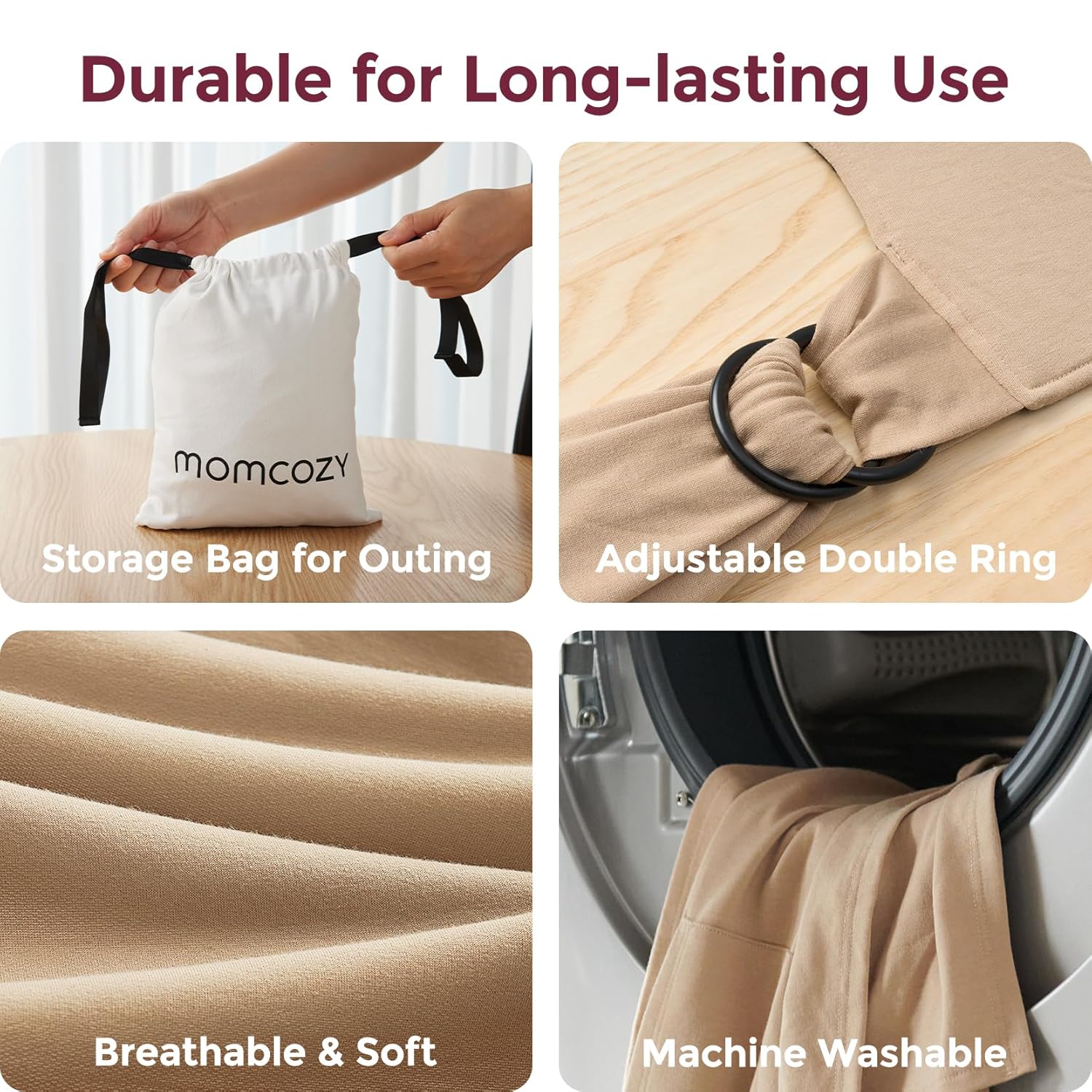 Einfach freihändig zu tragen - Babytragetuch - Image 11