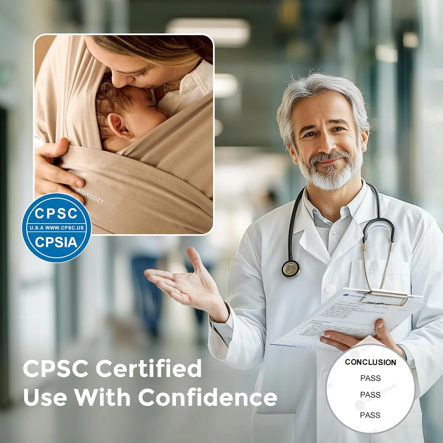 Einfach freihändig zu tragen - Babytragetuch - Image 16