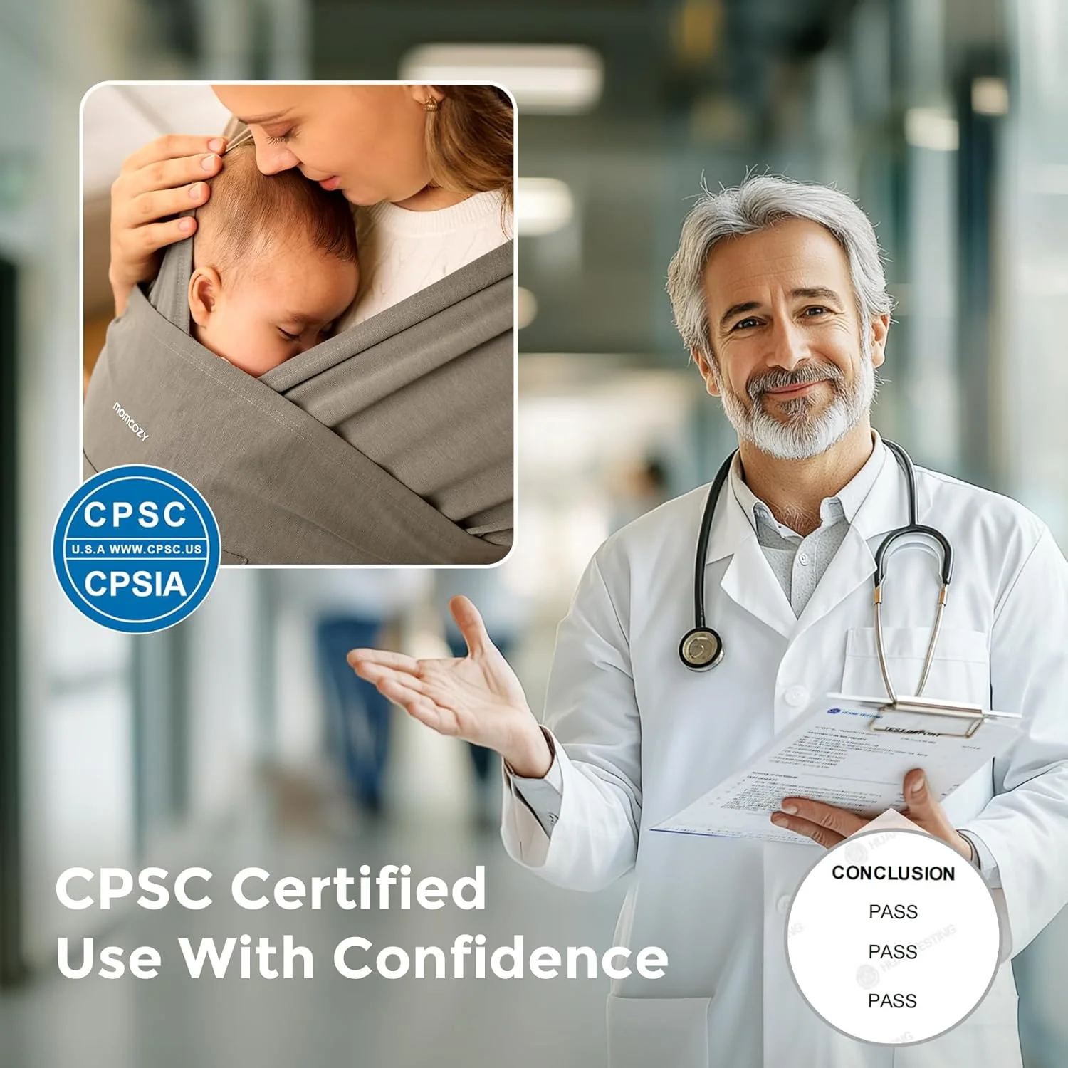 Einfach freihändig zu tragen - Babytragetuch - Image 24