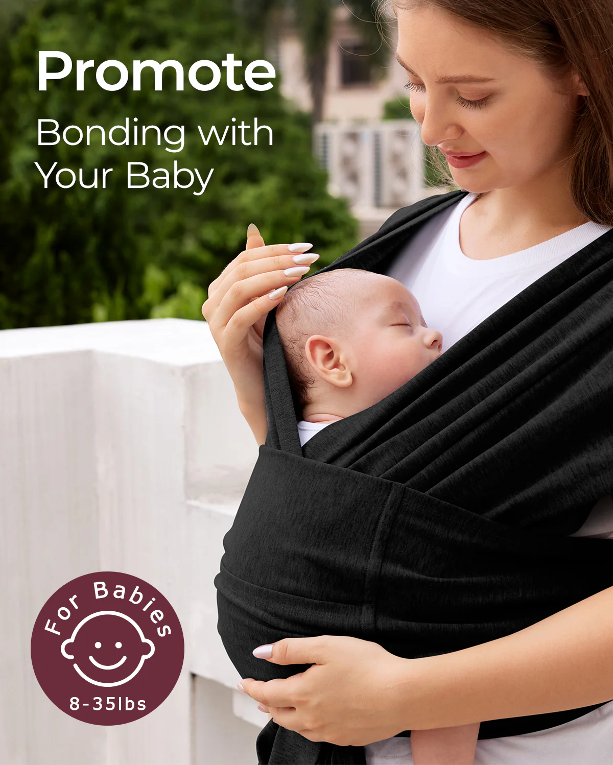 Einfach freihändig zu tragen - Babytragetuch - Image 30