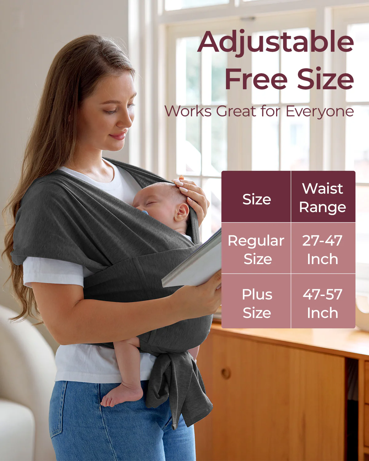 Einfach freihändig zu tragen - Babytragetuch - Image 32