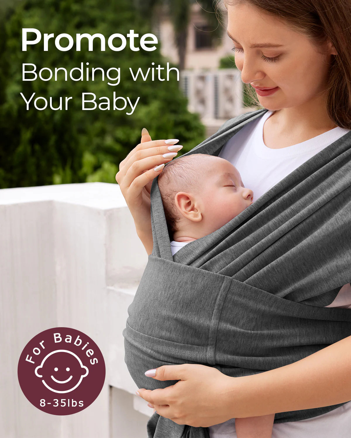 Einfach freihändig zu tragen - Babytragetuch - Image 34