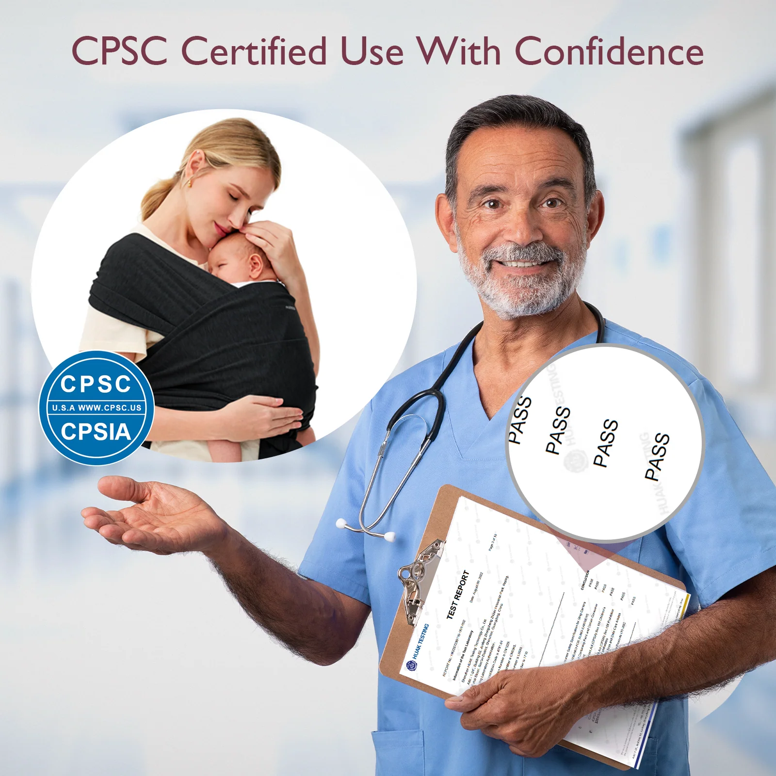 Einfach freihändig zu tragen - Babytragetuch - Image 8