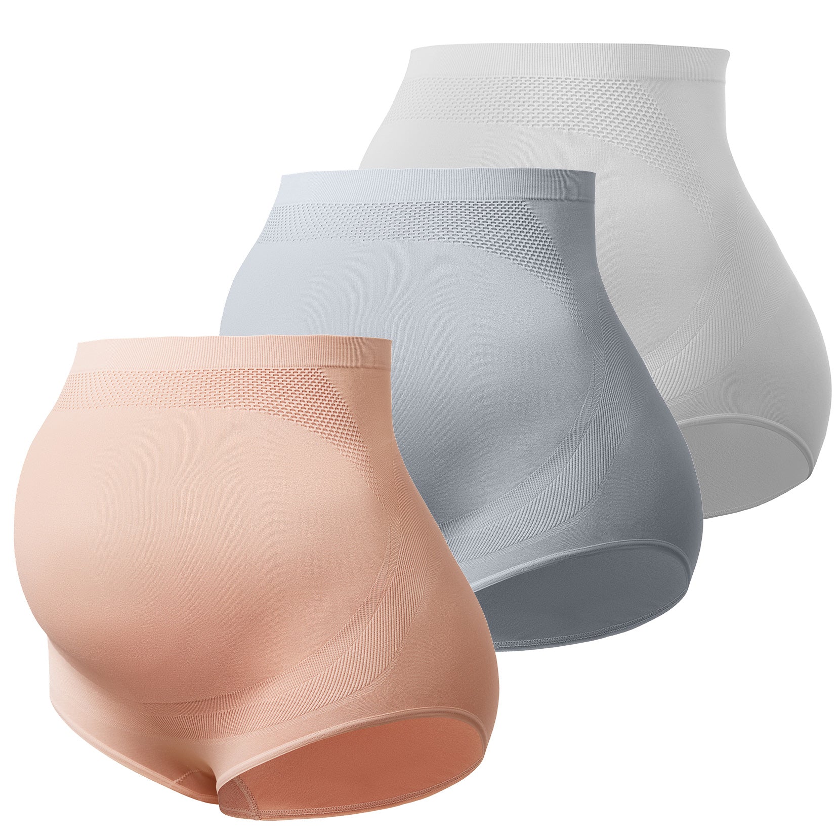 Hohe Taillenschwangerschaft nahtloser weicher Bauchstützhaufen - 3 Pack - Image 13