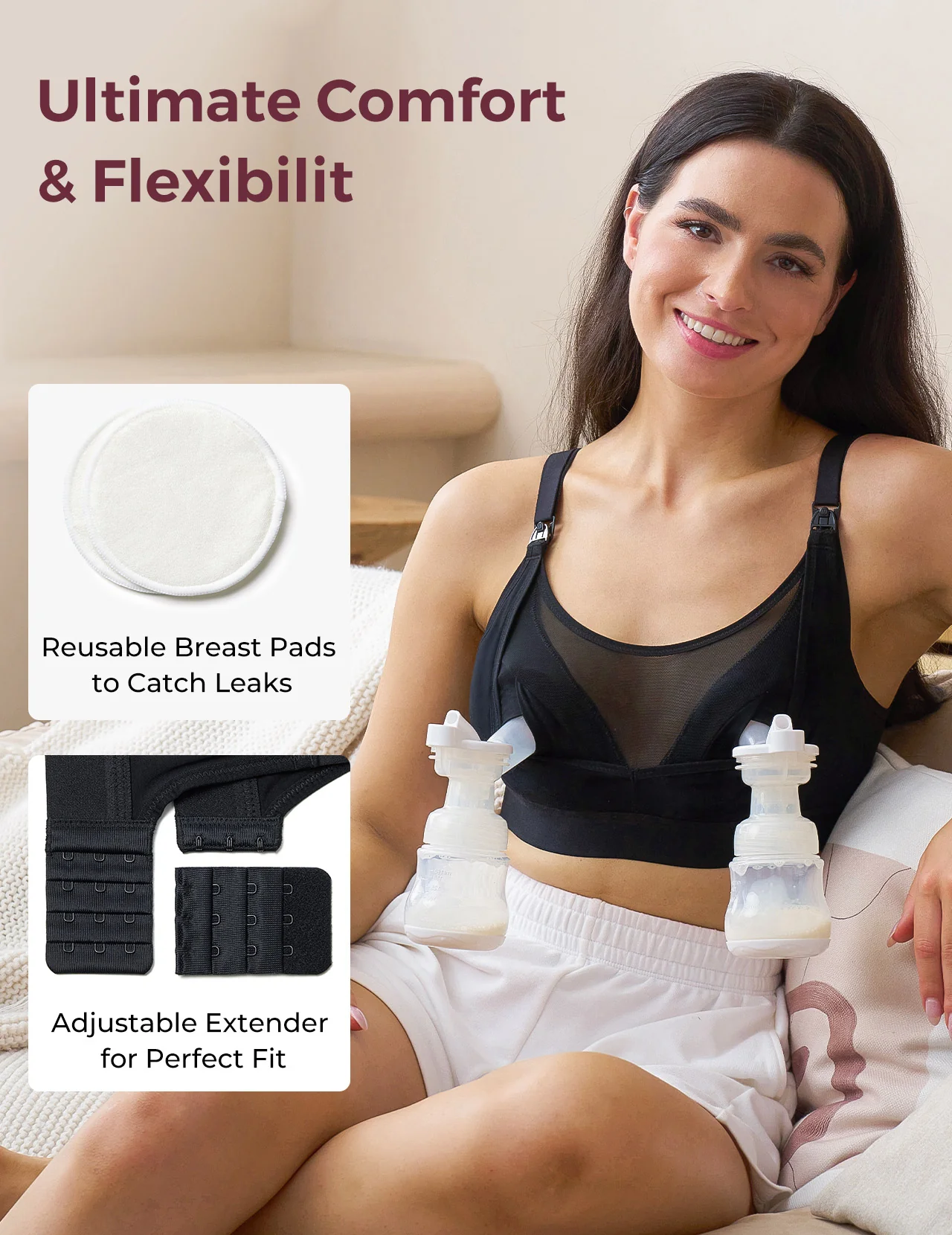 Bambus - Ultra weich & Cool Breeze Pump- & Still-BH - HF018 - Image 5