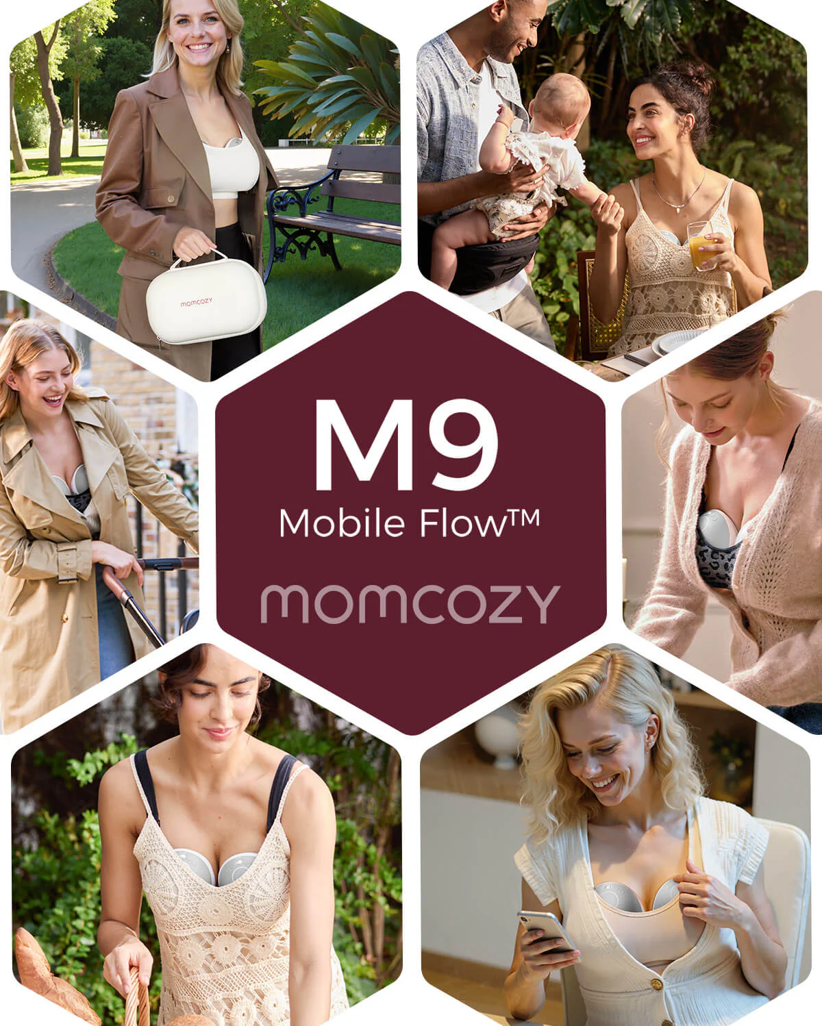 Momcozy Mobile Flow™ Freihändige Milchpumpe | M9 - Image 24