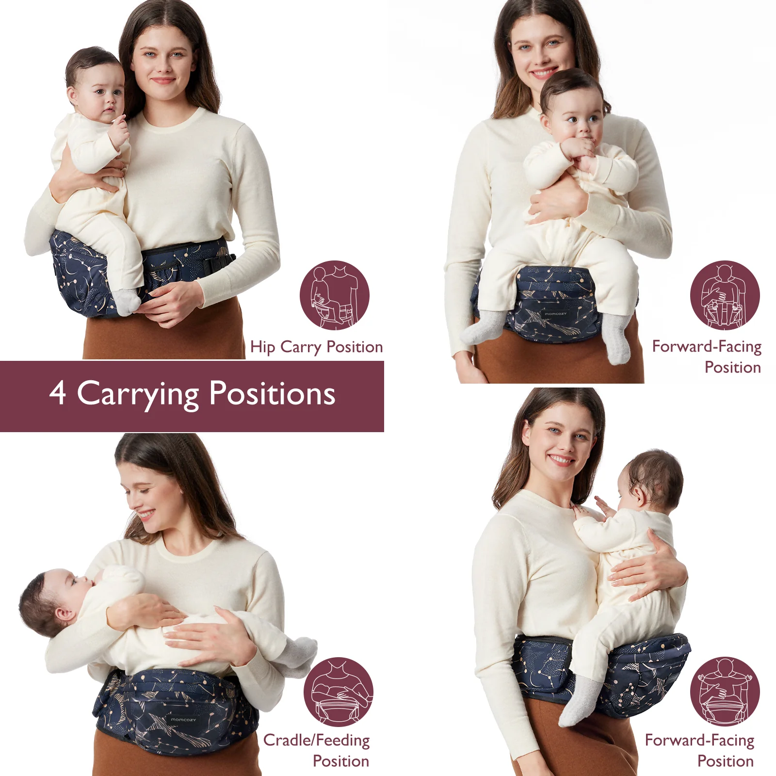 Momcozy Wander360 Hüftsitztrage - Image 30