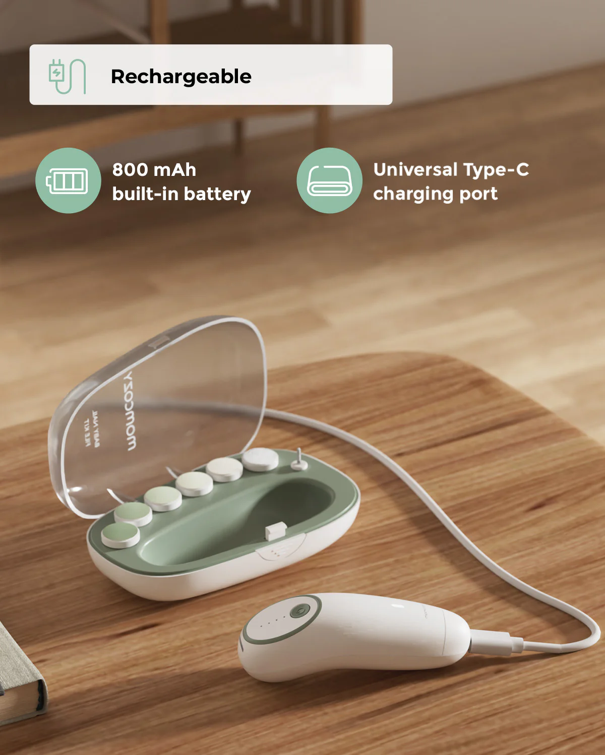 Momcozy Elektrische Babynagelfeile - Geräuscharm - Image 9