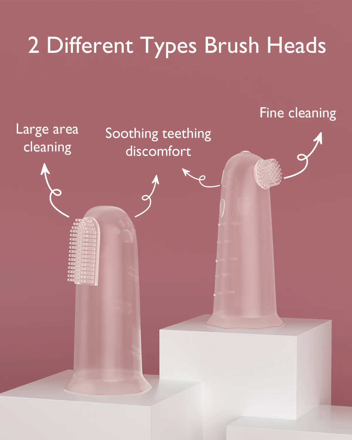 Momcozy Mundpflege-Serie: Fingerzahnbürste (2 Stk.) - Image 3