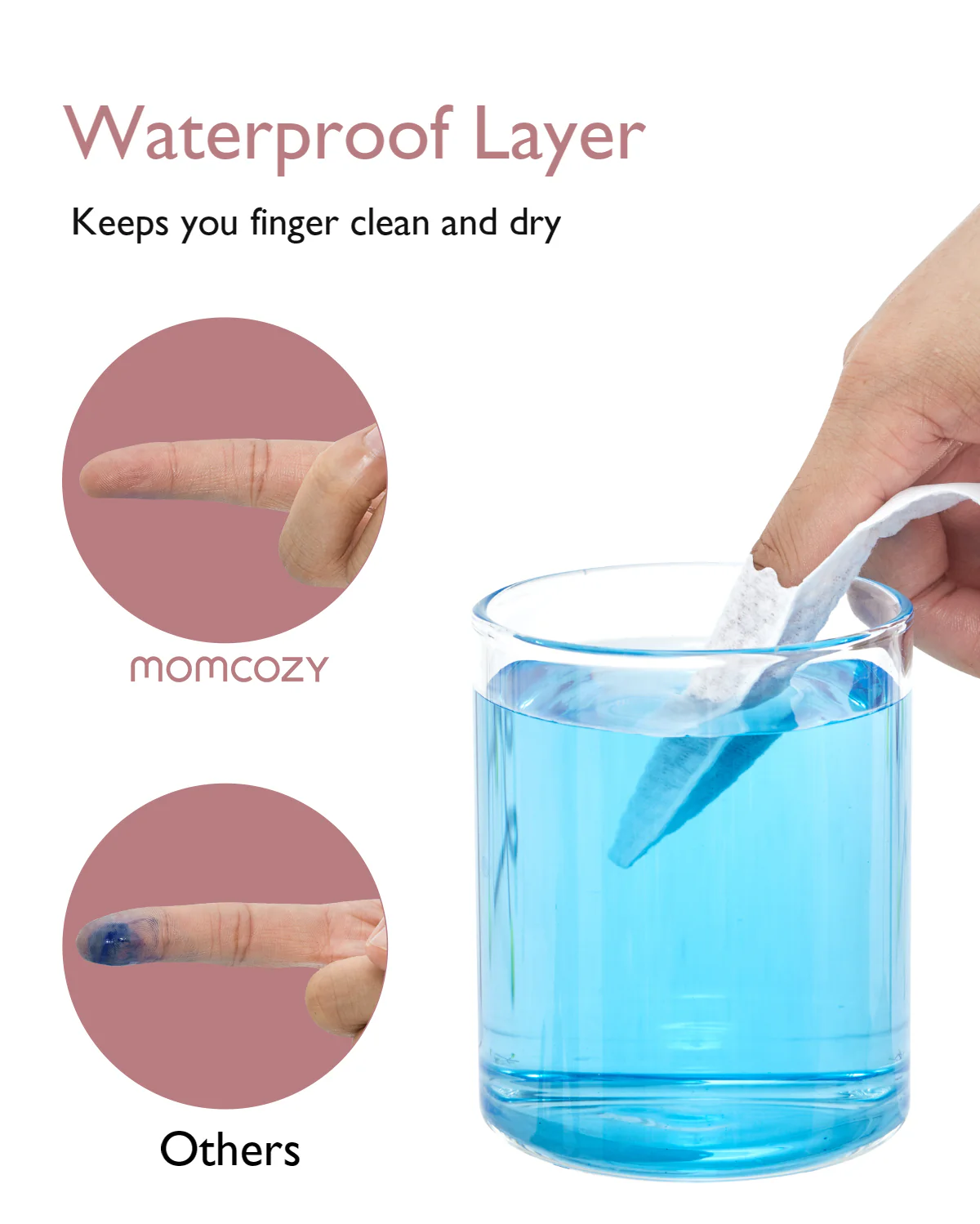 Momcozy Mundpflege-Serie: Fingerreinigungstücher (30ct) - Image 5