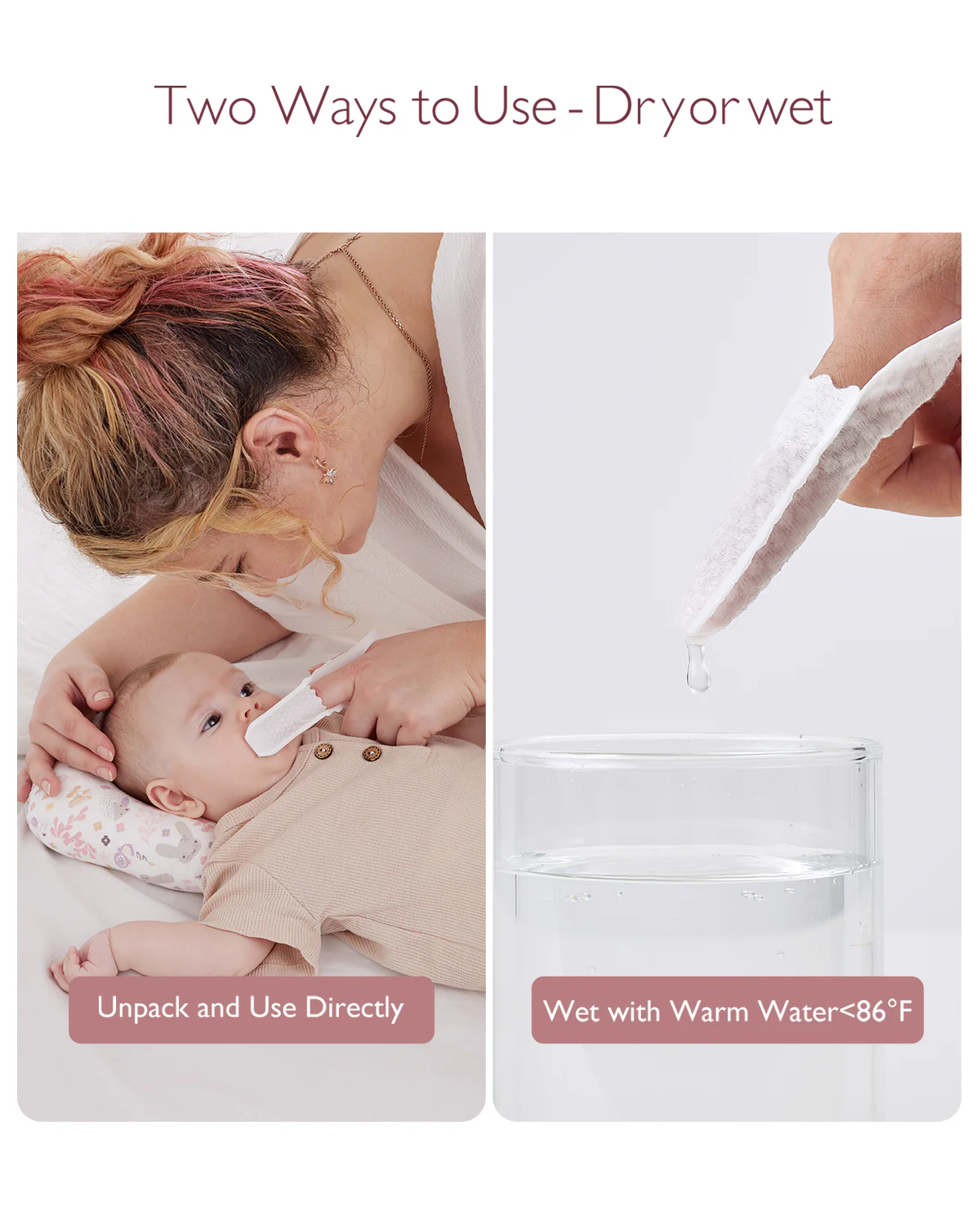 Momcozy Mundpflege-Serie: Fingerreinigungstücher (30ct) - Image 7