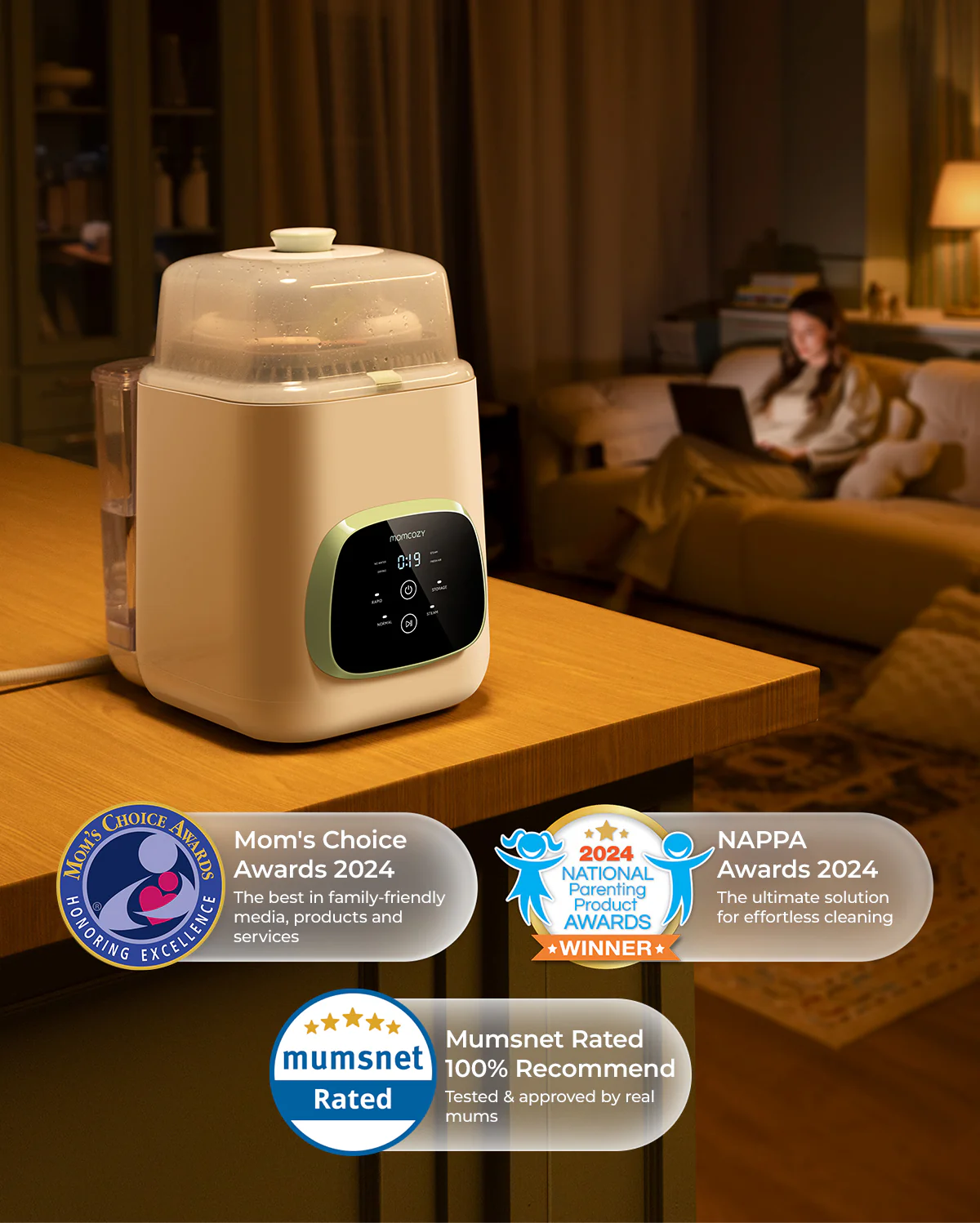 Momcozy KleanPal Pro Babyflaschenspülmaschine und Sterilisator - Image 11