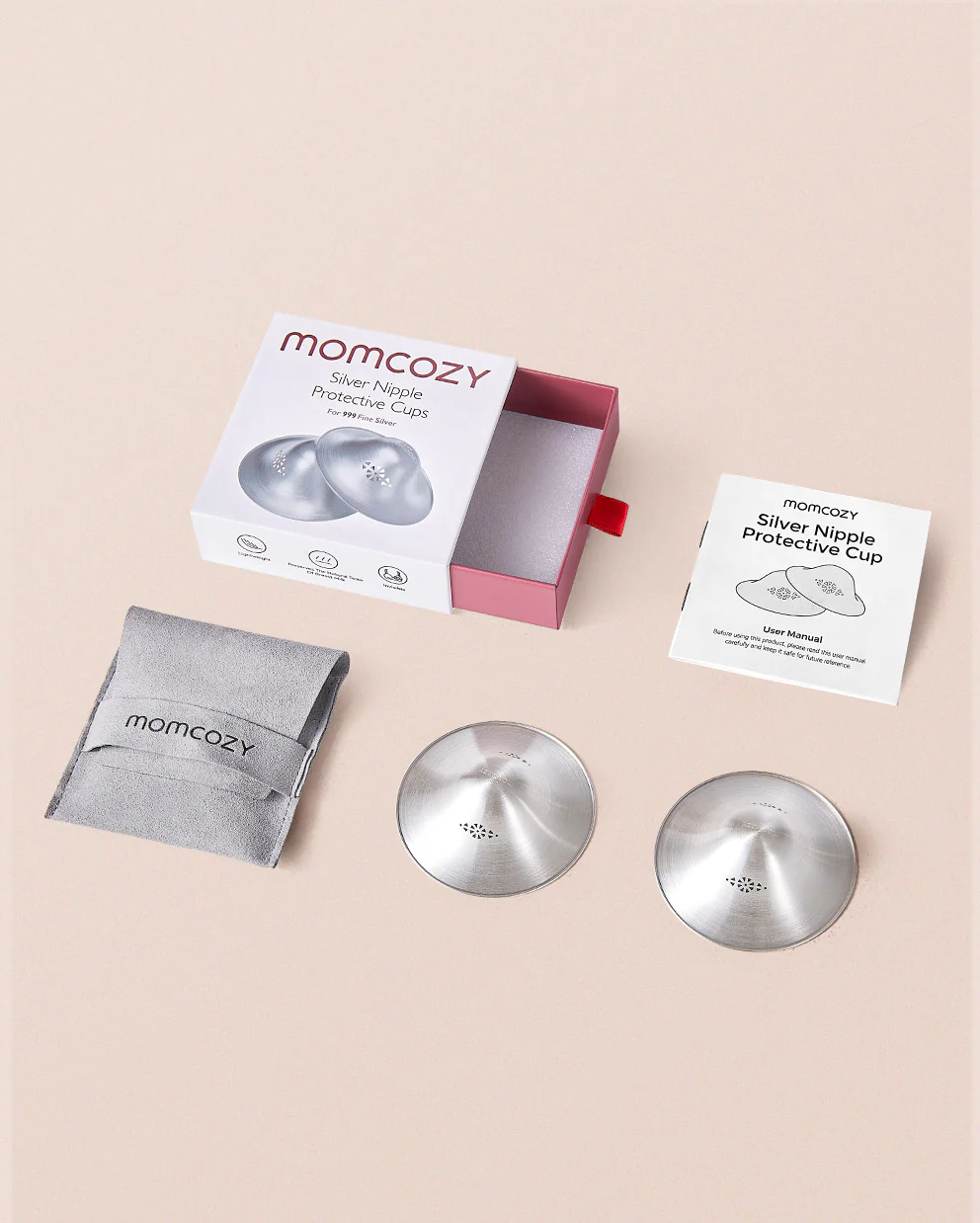 Momcozy Original 999 Silber Brustwarzenschilder - Image 7
