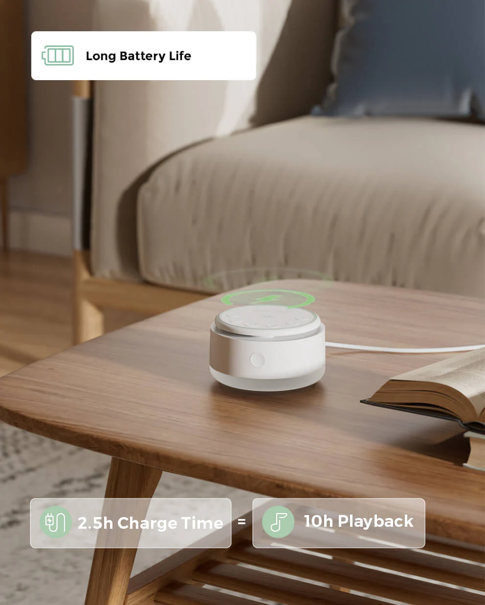 Momcozy Portable Baby Sound Maschine - Lange Batterielebensdauer - Image 5