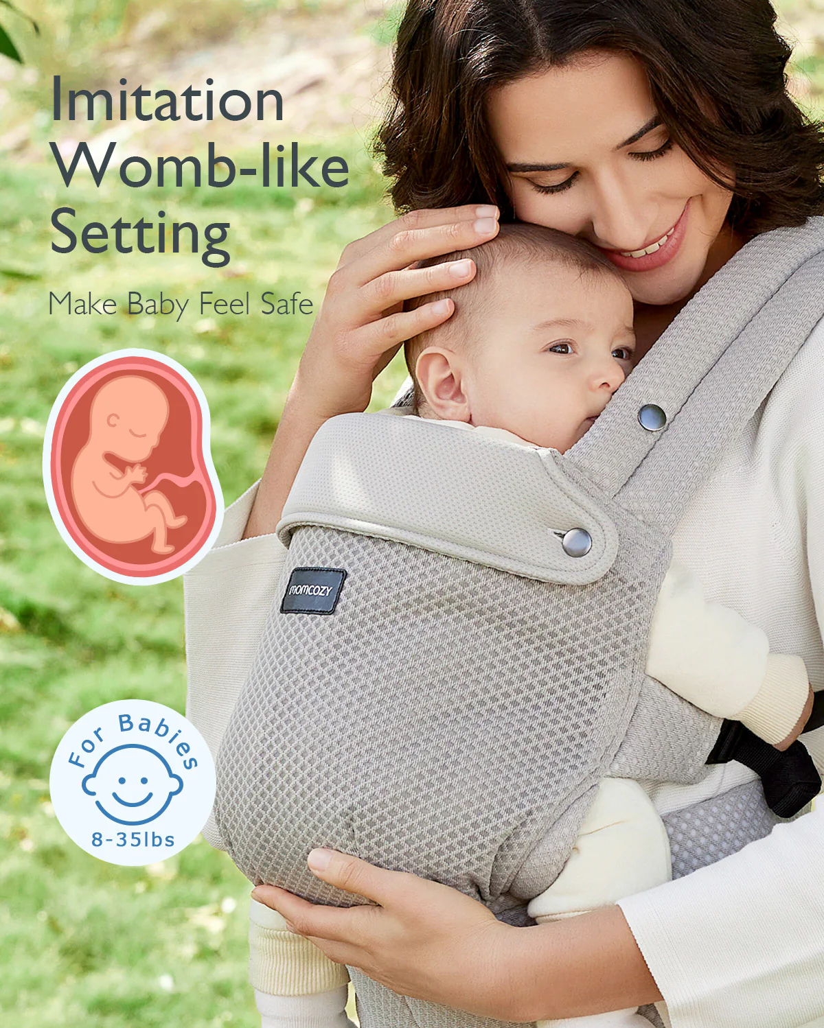 Momcozy PureHug Air Mesh Babytrage - Image 15