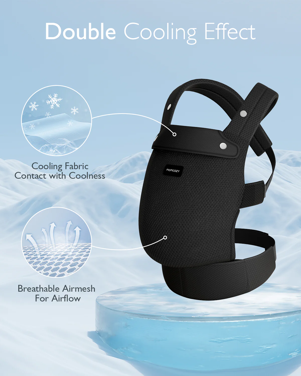 Momcozy PureHug Air Mesh Babytrage - Image 19