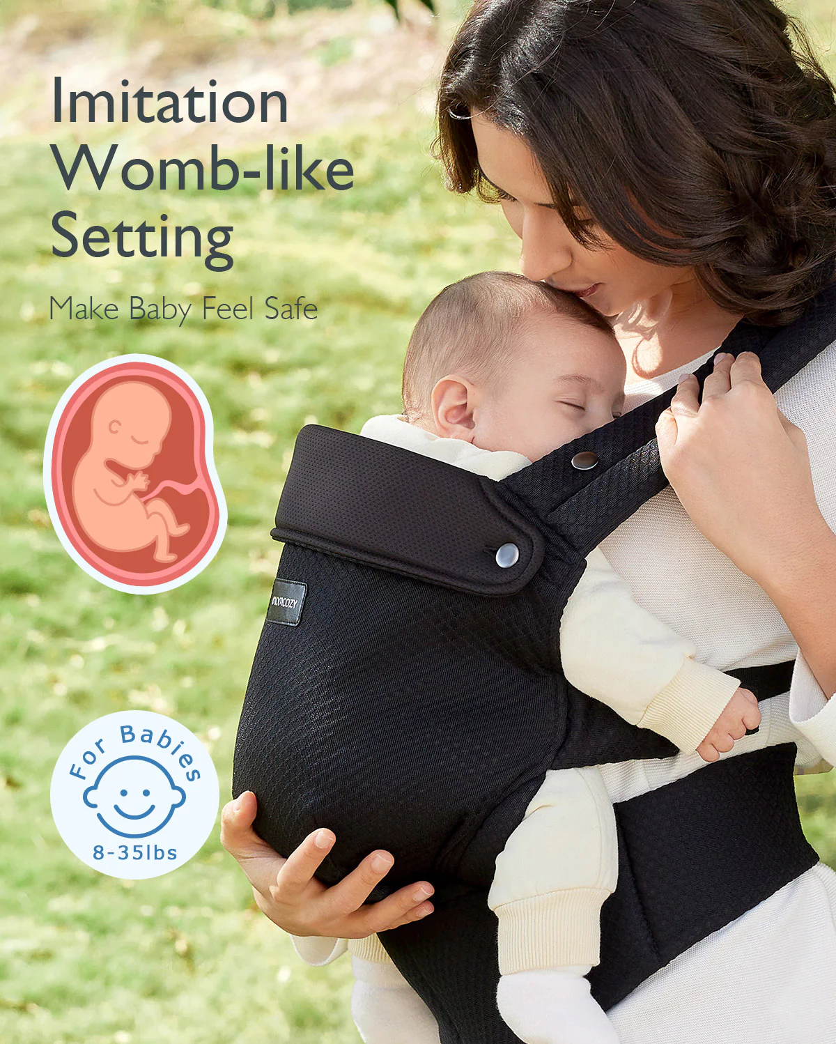 Momcozy PureHug Air Mesh Babytrage - Image 20