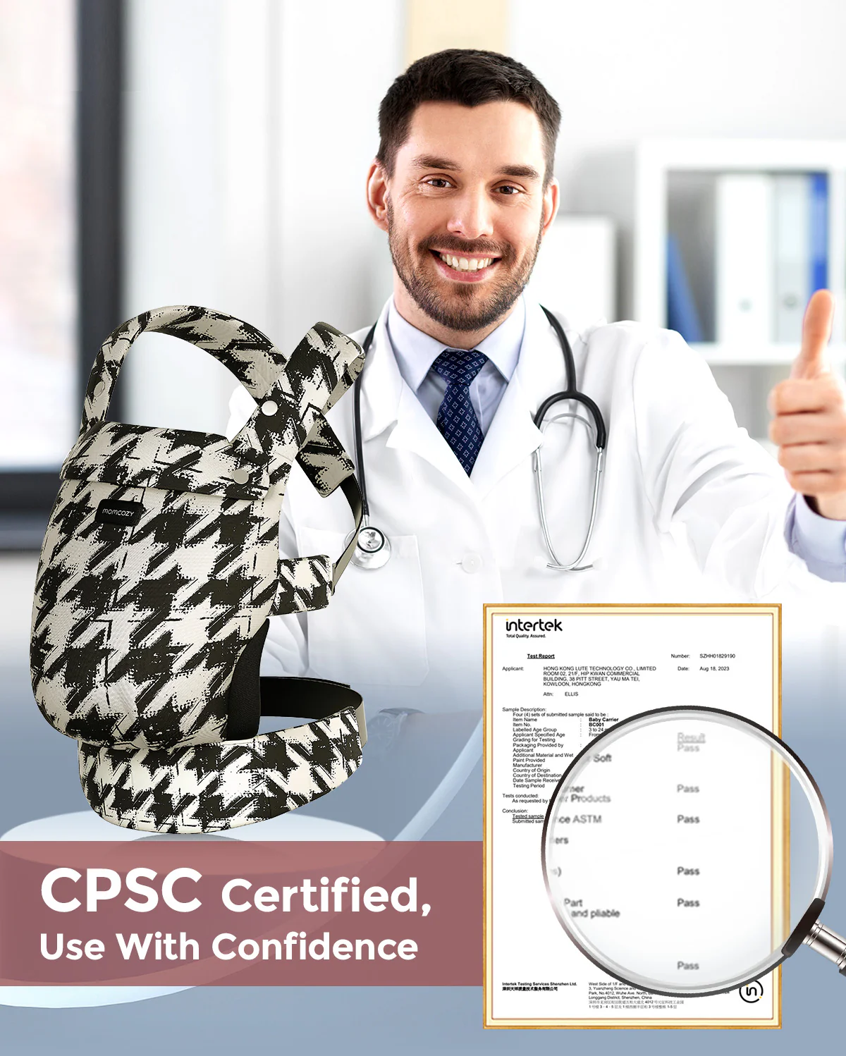 Momcozy PureHug Babytrage - Image 5