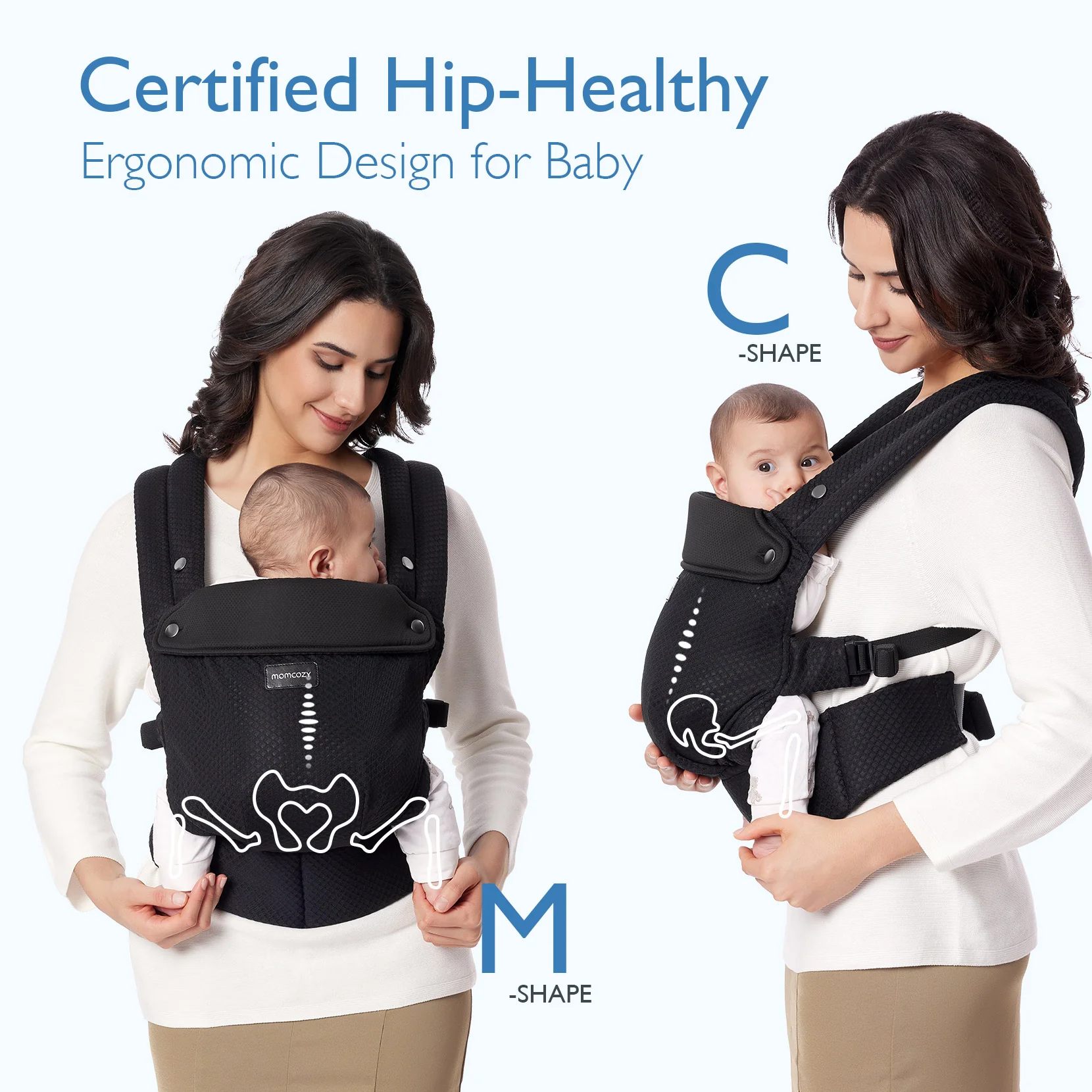Momcozy PureHug Babytrage - Ergonomisch, gemütlich und leicht - Image 34