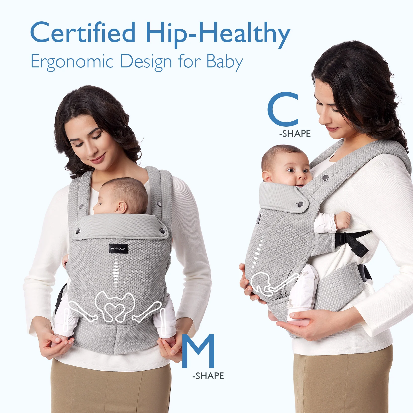 Momcozy PureHug Babytrage - Ergonomisch, gemütlich und leicht - Image 46