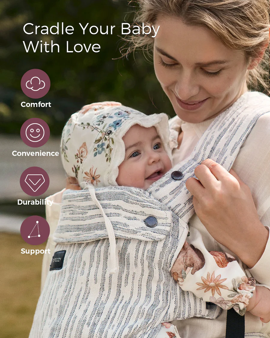 Momcozy PureHug Babytrage - Ergonomisch, gemütlich und leicht - Image 75