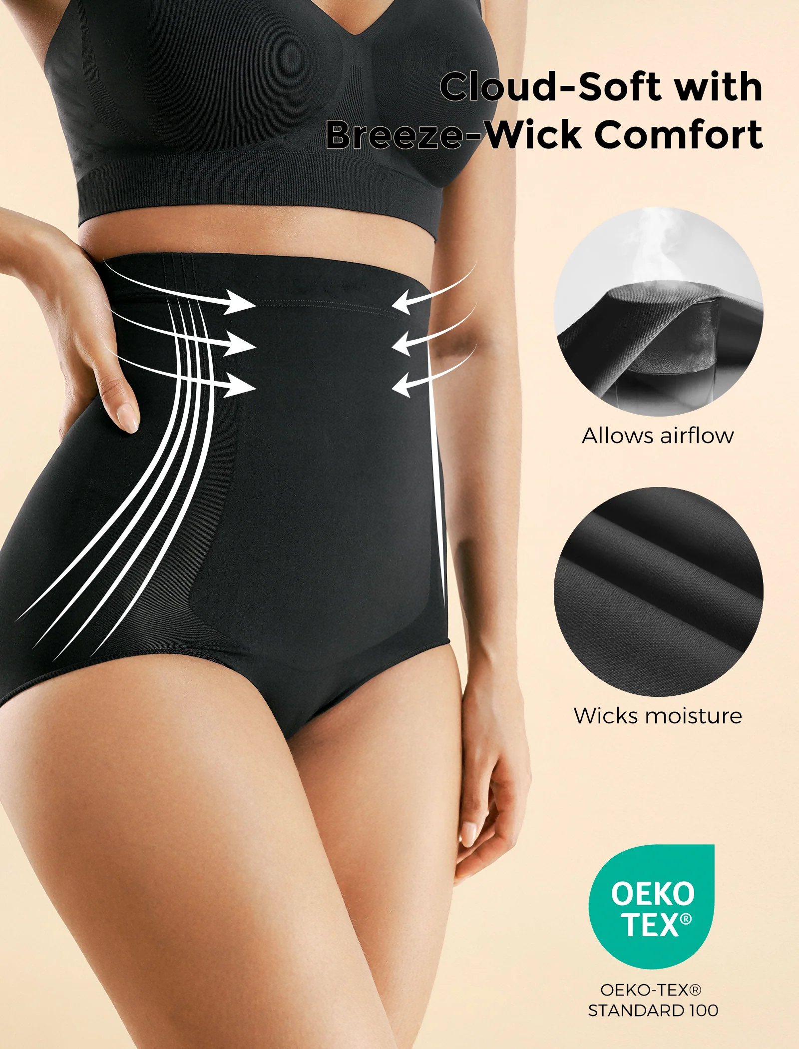 Momcozy Nahtloser Form-Slip – Für Rückbildung & Alltag - Image 8