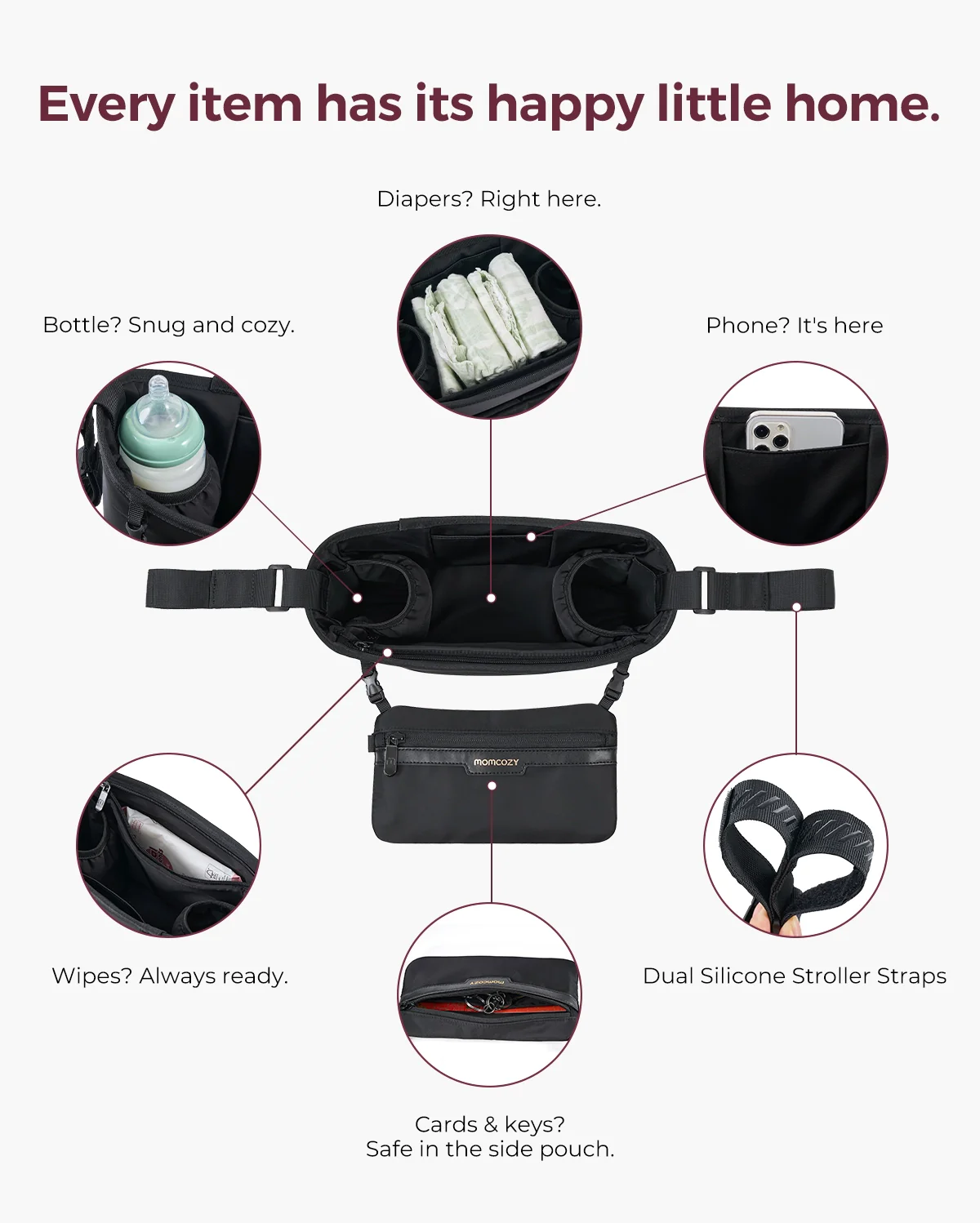 Momcozy Universale Kinderwagen-Organizer - Image 3