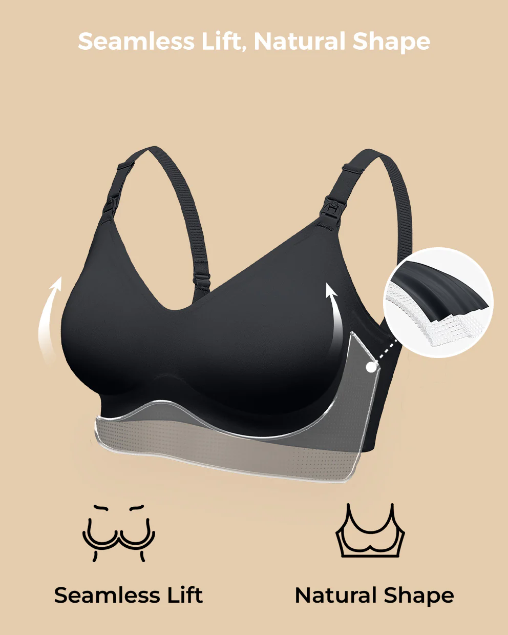 SMOOTH – Ultraweicher Omni Still- & Umstands-BH – Bestseller-Farbe - Image 5