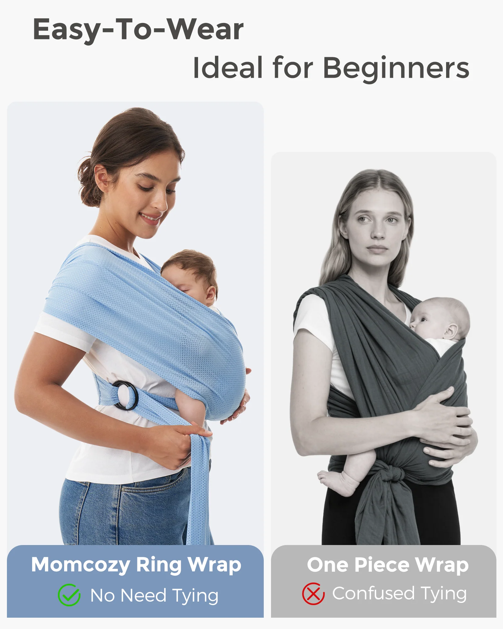 Einfach freihändig zu tragen - Babytragetuch - Image 45