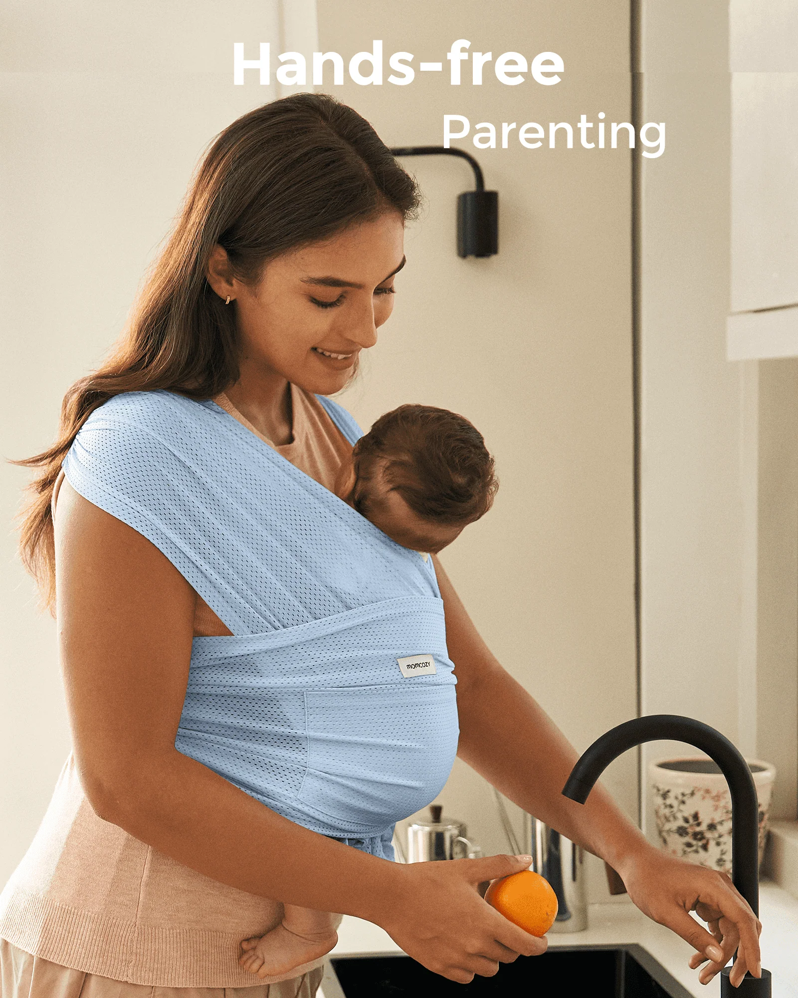 Einfach freihändig zu tragen - Babytragetuch - Image 40