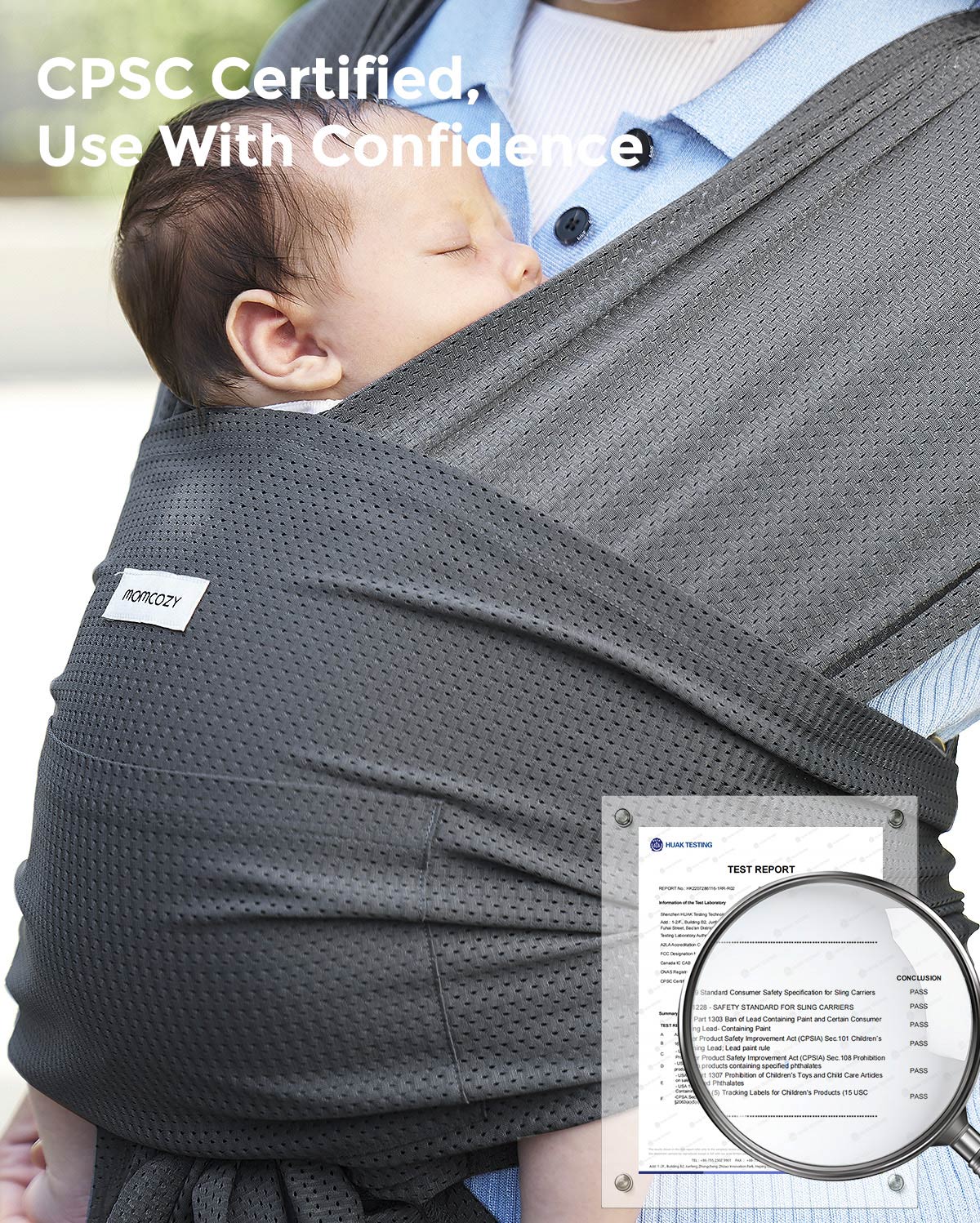 Momcozy SnapLite Cooling Mesh Tragetuch - Image 39