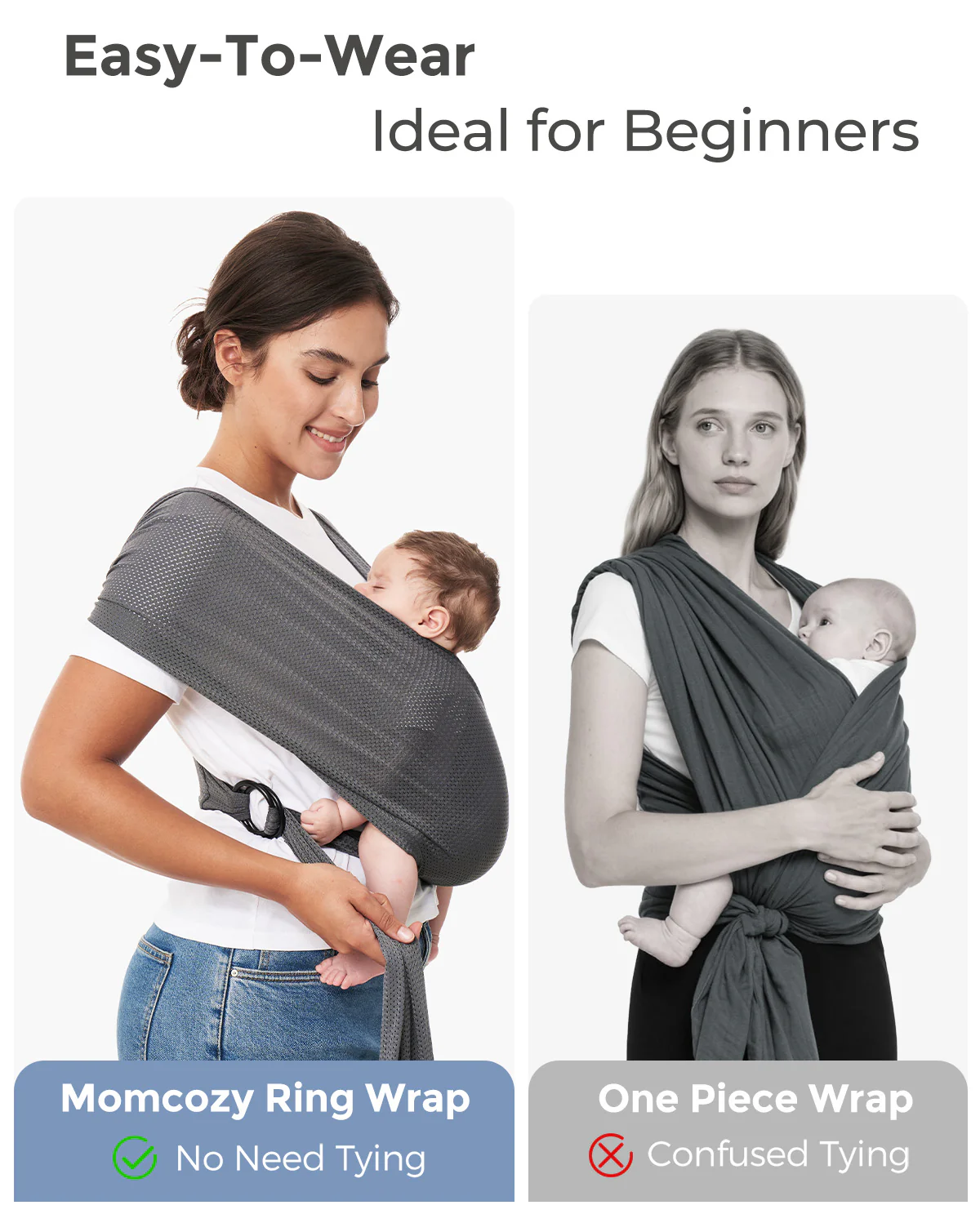 Momcozy SnapLite Cooling Mesh Tragetuch - Image 42