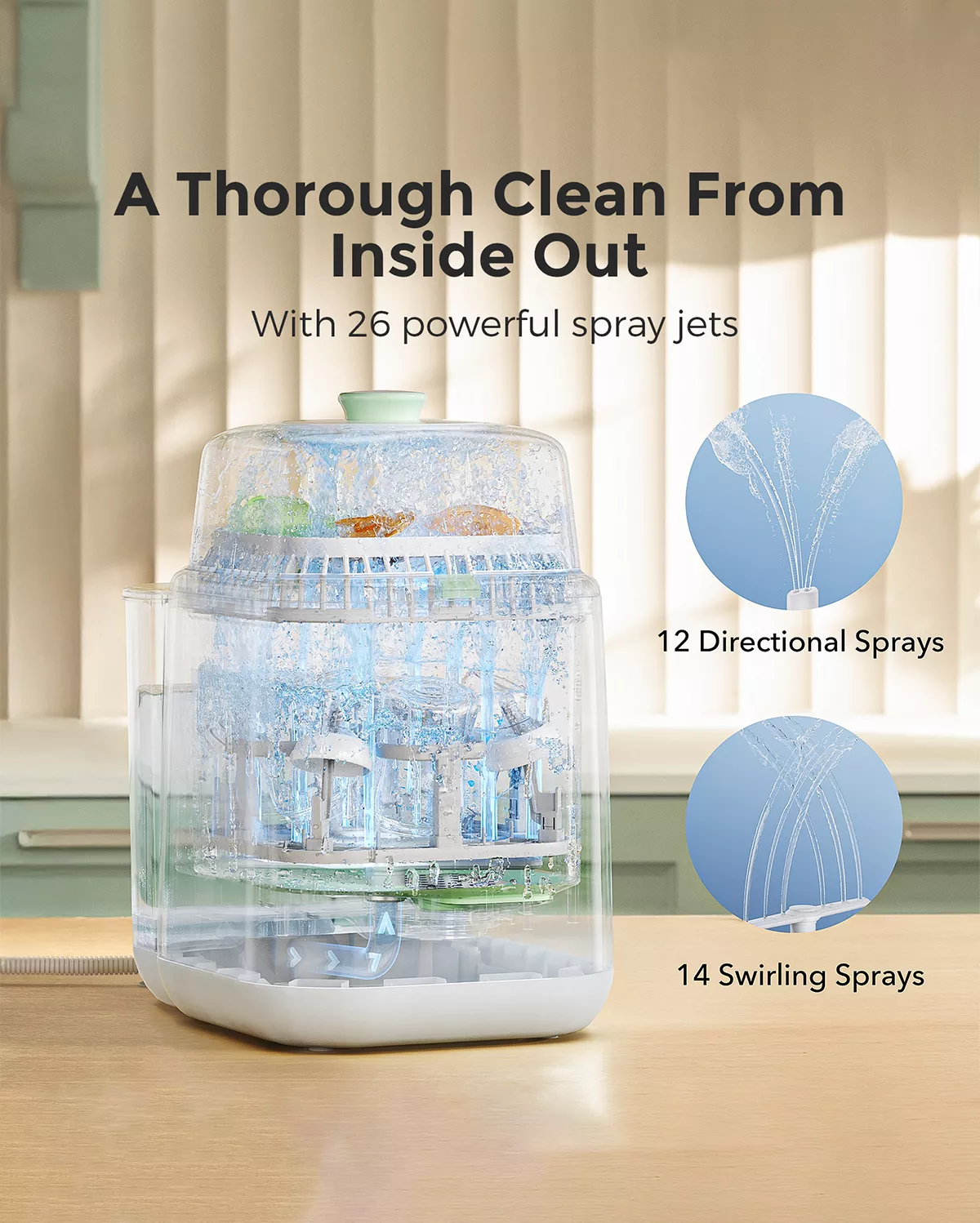 Momcozy KleanPal Pro Babyflaschenspülmaschine und Sterilisator - Image 4