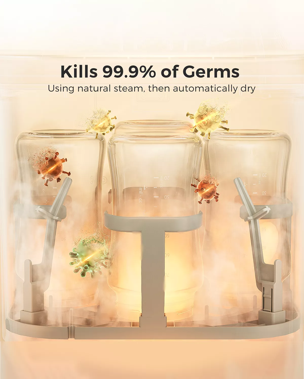 Momcozy KleanPal Pro Babyflaschenspülmaschine und Sterilisator - Image 6