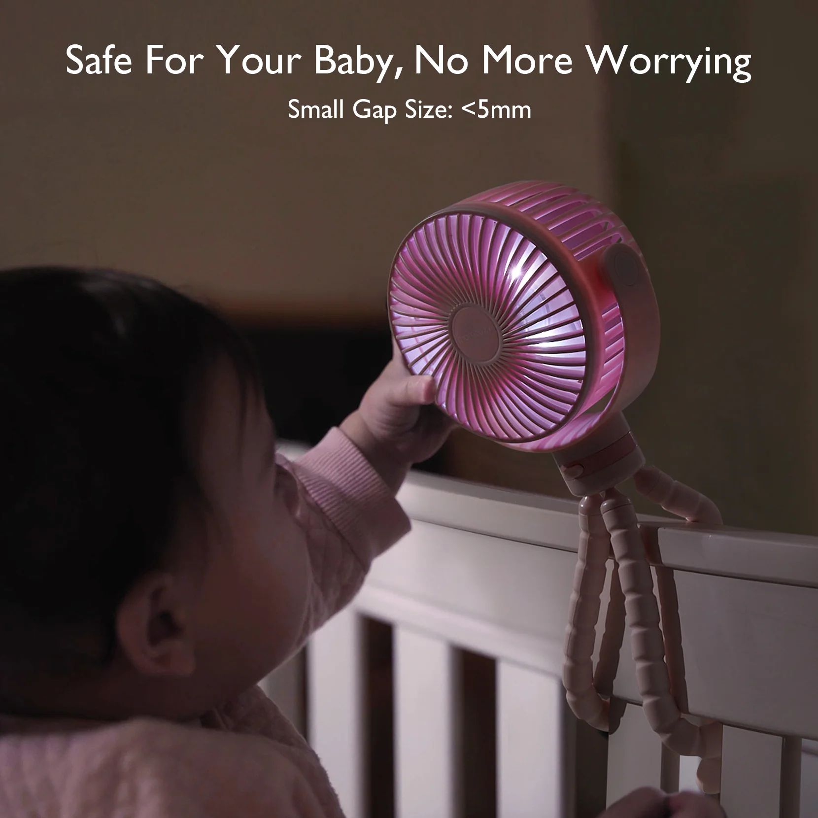 Wiederaufladbarer USB-Handventilator für die Reise - Image 30